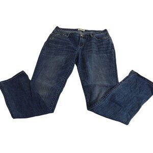 Old Navy Straight Leg Denim Jeans Women Size 6 Regular Blue Medium Wash